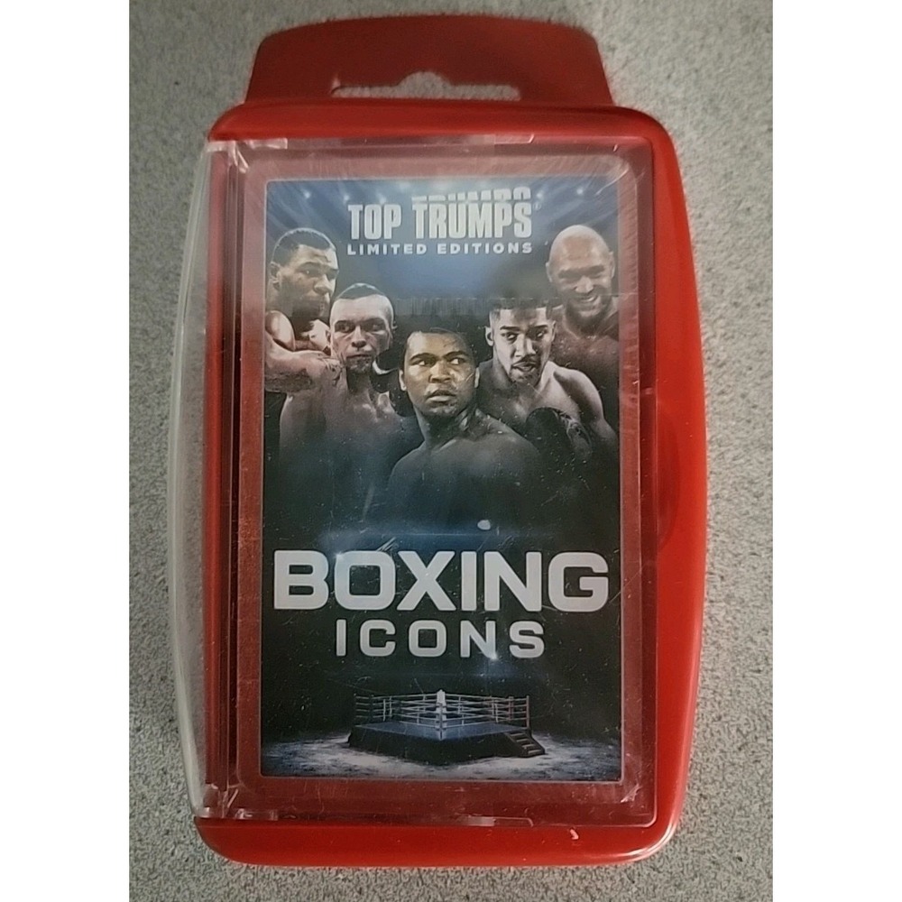 TOP TRUMPS BOXING CHAMPS LIMITED EDITION CARD GAME Ali Mike Tyson!
